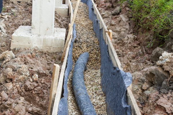 French Drain Installation in Blaine